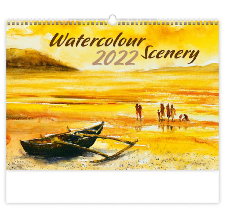 

Календар HELMA 2022 45 x 31,5 см Watercolour Scenery