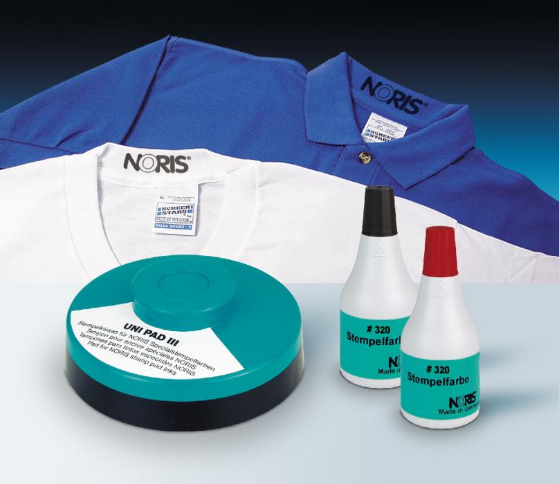 Штемпельна фарба NORIS для тканини на спиртовій основі 50мл, фото 2, 469.37 грн.