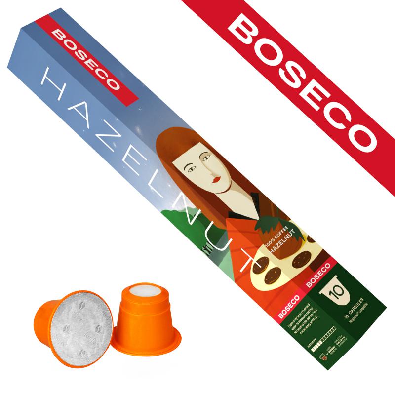 

Кава в капсулах BOSECO Hazelnut 10 шт.