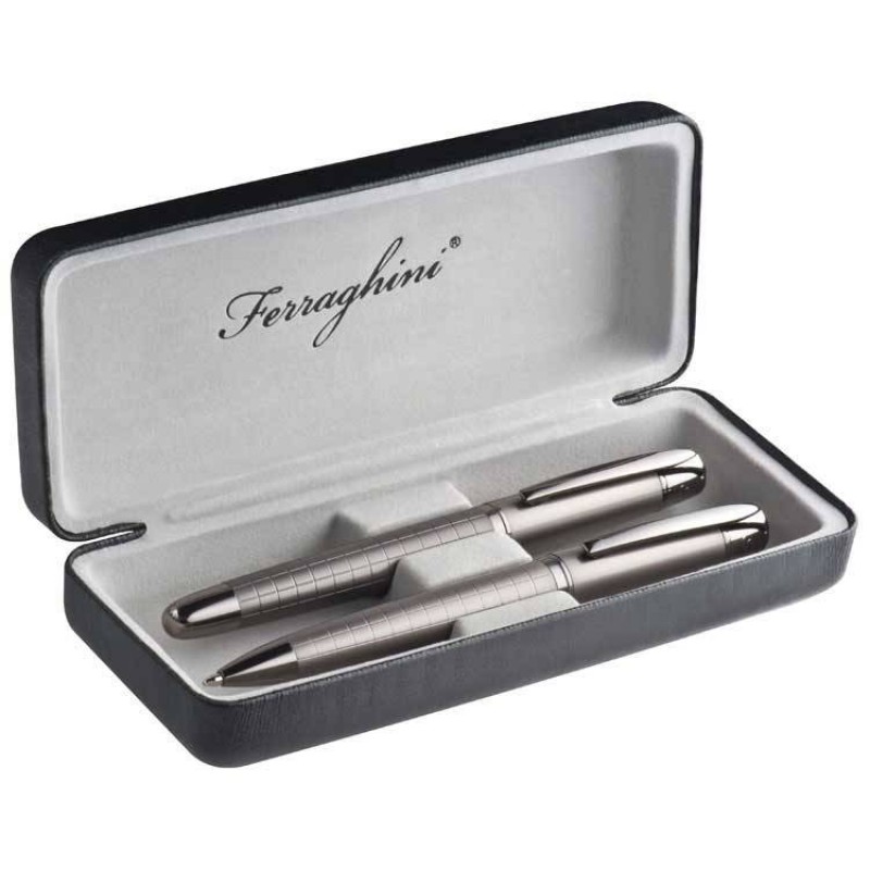 

Набір ручок кулькова і пір'яна BERGAMO