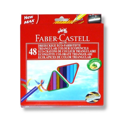 

Набір олівців 48 кол. Faber Castell тригранні + чинка
