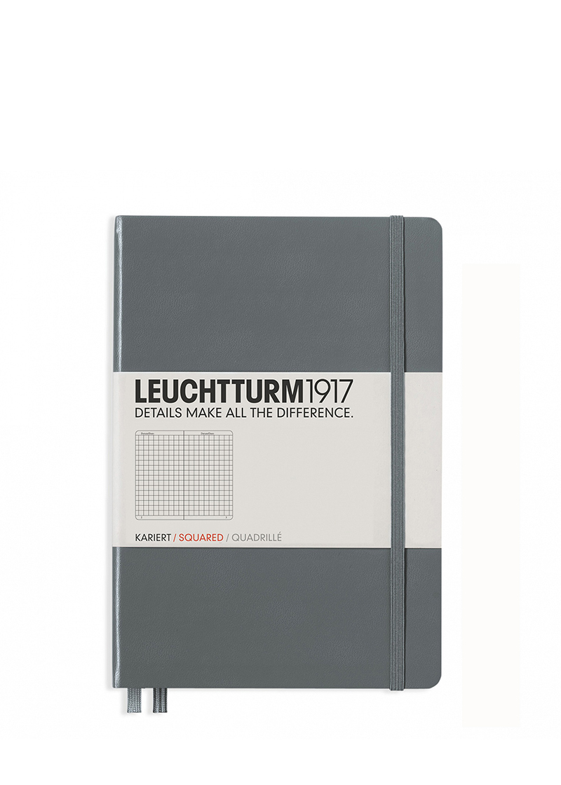 

Блокнот А5 249 л. Leuchtturm1917 антрацит клітина