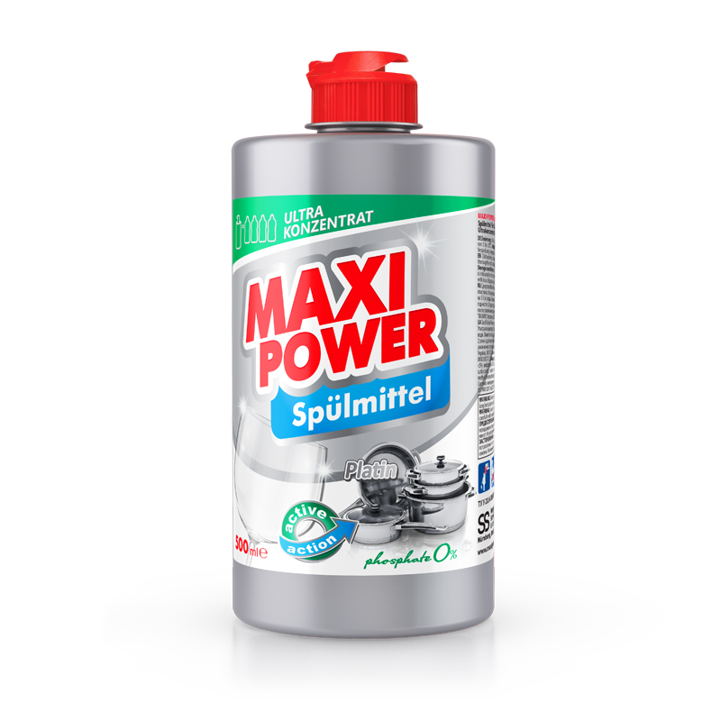 

Засіб для миття посуду MAXI POWER 1 л Платинум