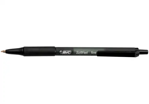 Ручка шариковая автоматическая BIC Soft Feel Clic Grip Fine