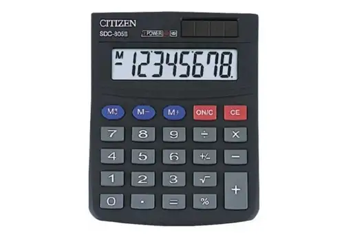 Калькулятор  CITIZEN SDC 805 8 разрядов