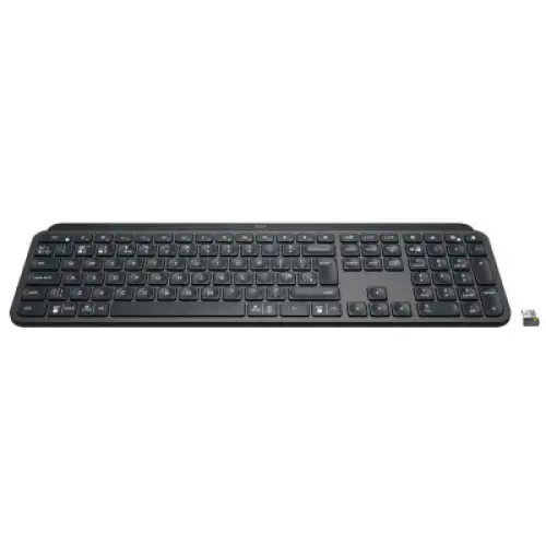 Клавіатура Logitech MX Keys Advanced for Business Wireless Illuminated UA Graphite (920-010251), фото 2, 4822 грн.