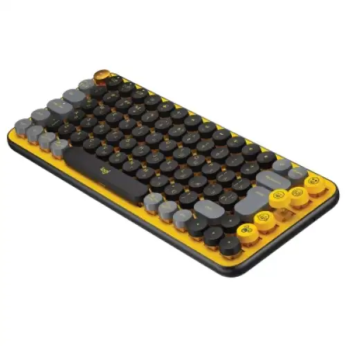 Клавіатура Logitech POP Keys Wireless Mechanical Keyboard UA Blast Yellow (920-010735), фото 2, 5999 грн.