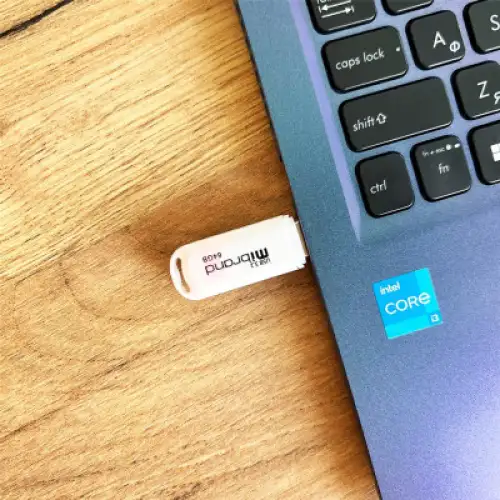 USB флеш накопичувач Mibrand 64GB Marten White USB 3.2 (MI3.2/MA64P10W), фото 2, 197 грн.