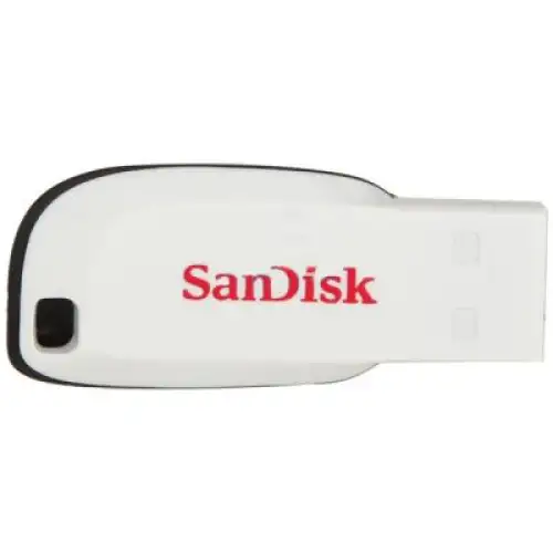 USB флеш накопичувач SanDisk 16GB Cruzer Blade White USB 2.0 (SDCZ50C-016G-B35W), фото 2, 169 грн.