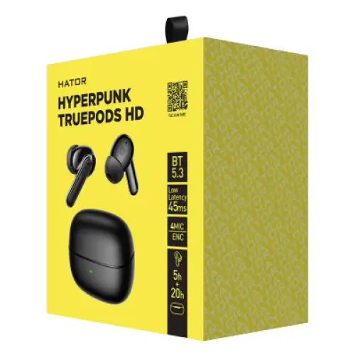 Навушники Hator Hyреrpunk Truepods HD Black (HTA-435), фото 2, 999 грн.