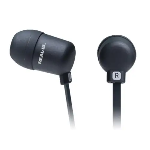 Навушники REAL-EL Z-1600 Black, фото 2, 129 грн.