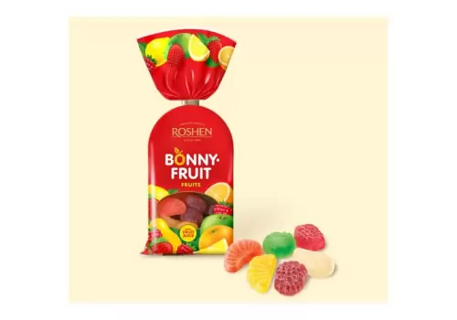 Конфеты желейные Roshen Bonny-Fruit фрукты 250 г