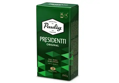 Кофе натуральный молотый Paulig President 250 гр