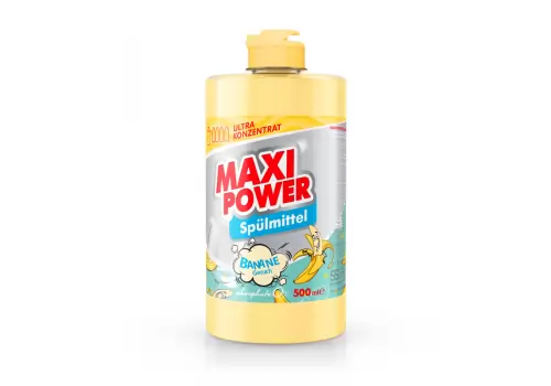 Средство для мытья посуды MAXI POWER 1 л Банан