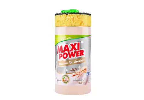 Средство для мытья посуды MAXI POWER 1 л Миндаль