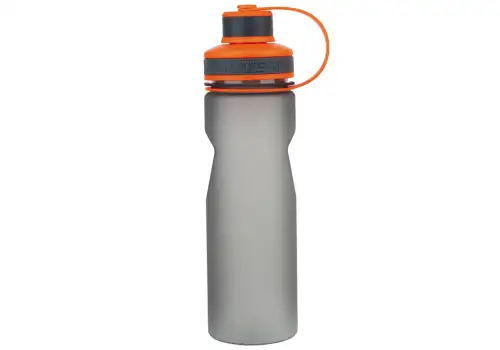 Бутылка KITE для воды 700 мл серо-оранжевая