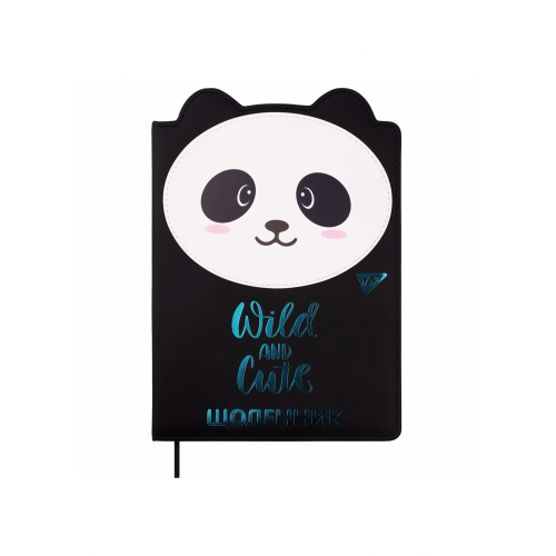 Щоденник шкільний YES eкошкіра тверда обкладинка Hi panda!, фото 2, 257.66 грн.