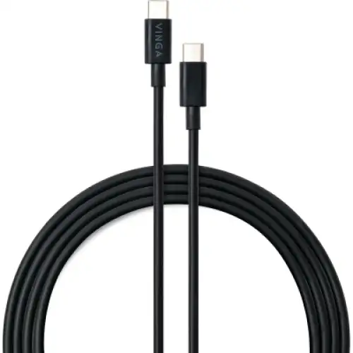 Дата кабель USB Type-C to Type-C 1.0m 60W PVC Vinga (VCDCCC31), фото 2, 109 грн.