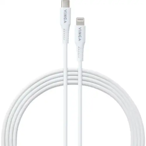 Дата кабель USB-C to Lightning 1.0m 3A 20W TPE Vinga (VCDCCLM231), фото 2, 129 грн.