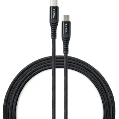 Дата кабель USB-C to USB-C 1.0m 60W Nylon Vinga (VCDCCCM331), фото 2, 119 грн.