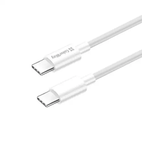 Дата кабель USB-C to USB-C 2.0m 3A 65W white ColorWay (CW-CBPDCC056-WT), фото 2, 249 грн.