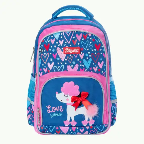 Рюкзак шкільний 1Вересня S-42 Love XOXO + пенал у подарунок, фото 2, 1480 грн.