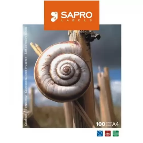 Наклейки А4 SAPRO 30 x 21,8 мм (91) 100 арк., фото 2, 306.49 грн.