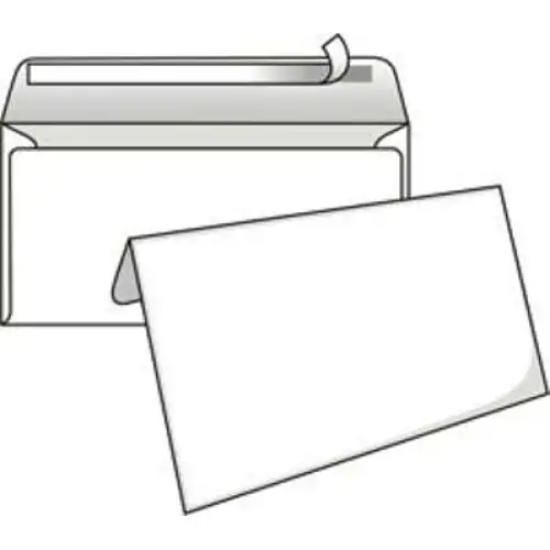 Конверт поштовий Е65 (110x220 мм) самоклеючий з відривною стрічкою, фото 2, 0.96 грн.