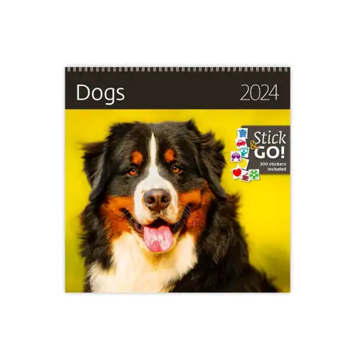 Календар HELMA 2022 30 x 30 см Dogs, фото 2, 72 грн.