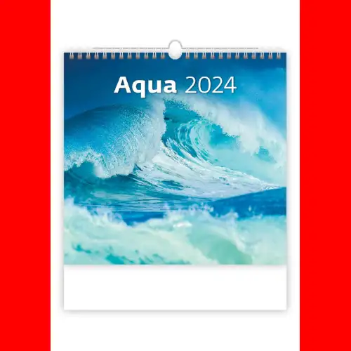 Календар HELMA 2024 30 x 30 см Aqua, фото 2, 279.46 грн.
