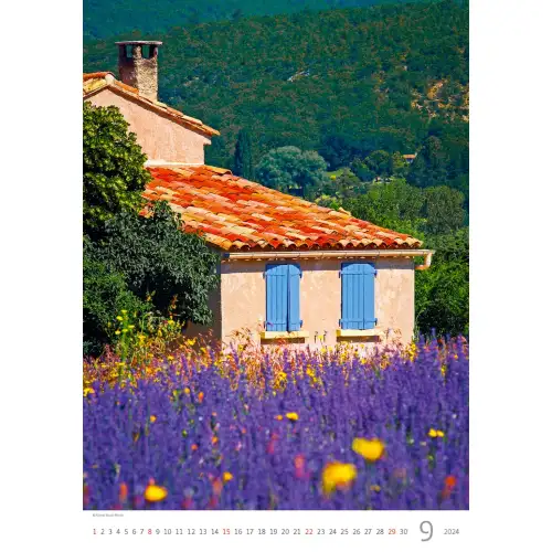 Календар HELMA 2024 31,5 x 45 см Provence, фото 2, 363.1 грн.