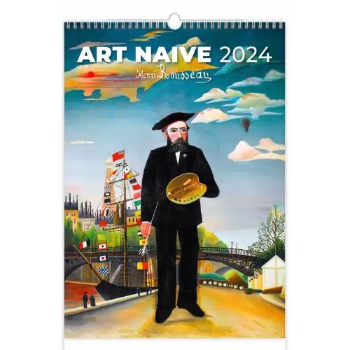 Календар HELMA 2024 31,5 x 45 см Henri Rousseau - Art Naive, фото 2, 363.1 грн.