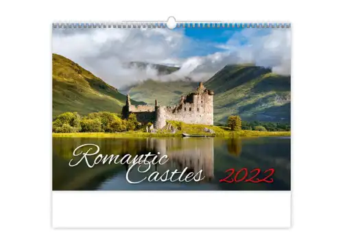 Календар HELMA 2022 45 x 31,5 см Romantic Castles