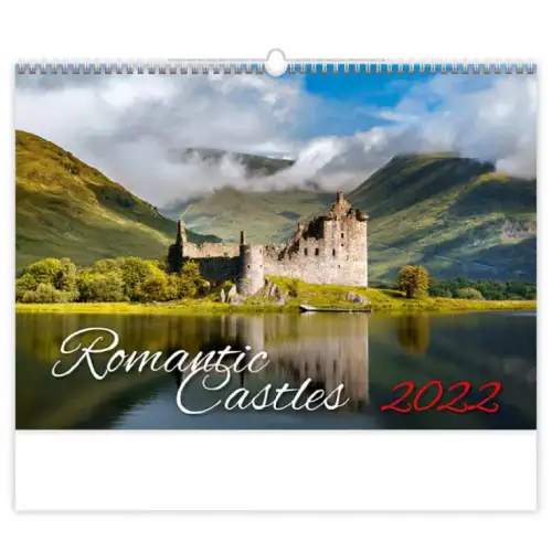 Календар HELMA 2022 45 x 31,5 см Romantic Castles, фото 2, 72 грн.