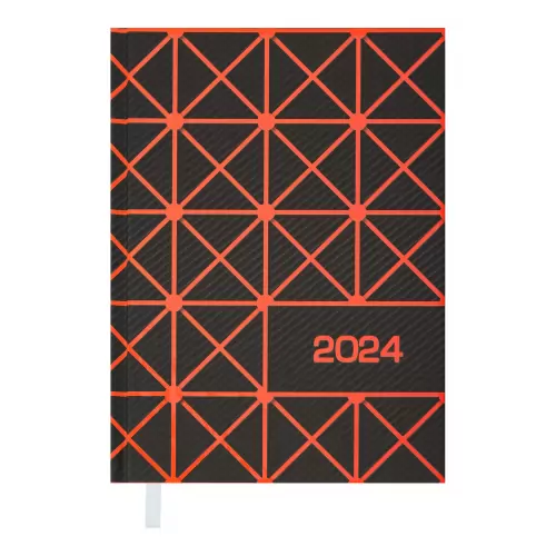 Щоденник А5 BUROMAX 2024 Linea помаранчевий, фото 2, 212 грн.