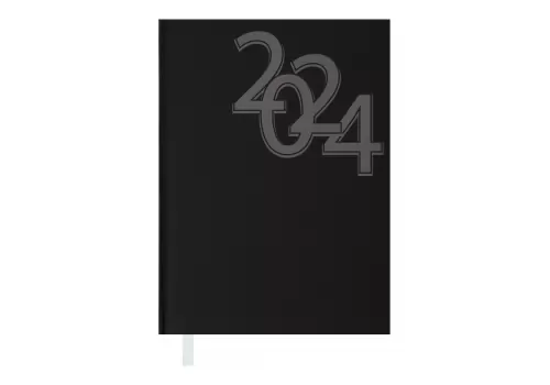 Щоденник А5 BUROMAX 2024 Office чорний