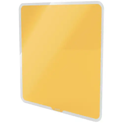 Дошка офісна 45х45 магнітно-маркерна скляна LEITZ Cosy жовта, фото 2, 3155.87 грн.