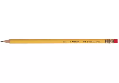 Олівець чорнографітний FABER CASTELL HB з Гумкою