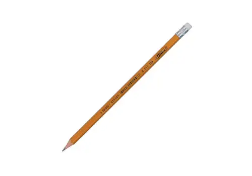 Олівець чорнографітний 4OFFICE  HB з Гумкою