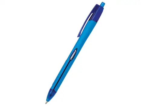 Ручка шариковая автоматическая UNIMAX Aerogrip 0.7мм с грипом