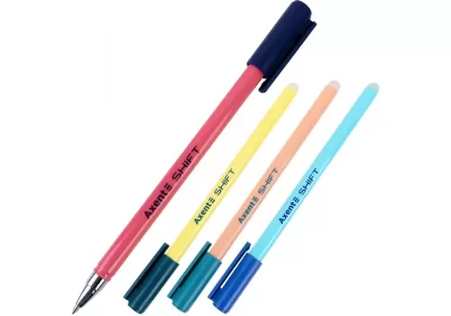 Ручка гелева AXENT Shift пиши-стирай синя