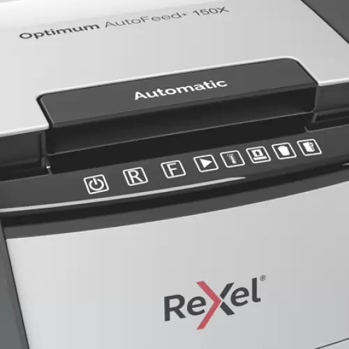 Шредер Rexel Optimum AutoFeed+ 150X , 4х28 мм, 150 арк., 44л, фото 2, 31114.72 грн.