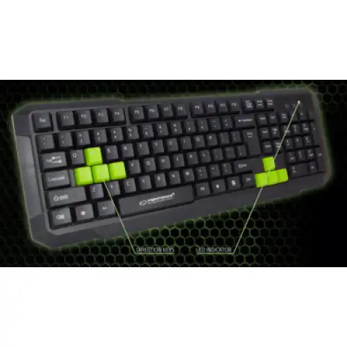 Клавіатура Esperanza EGK102 Green USB (EGK102GUA), фото 2, 149 грн.