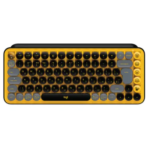 Клавіатура Logitech POP Keys Wireless Mechanical Keyboard UA Blast Yellow (920-010735), фото 2, 4499 грн.