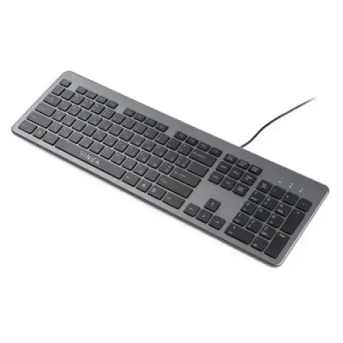 Клавіатура Vinga KB735 black-grey, фото 2, 999 грн.