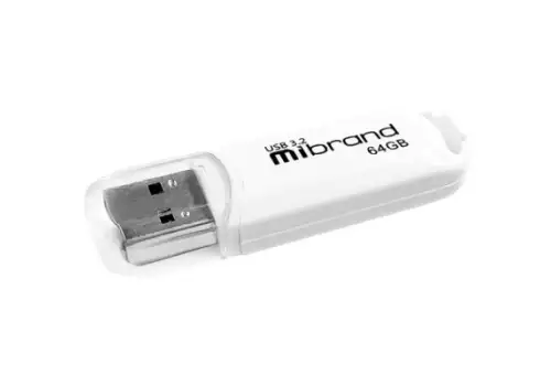 USB флеш накопитель Mibrand 64GB Marten White USB 3.2 (MI3.2/MA64P10W)