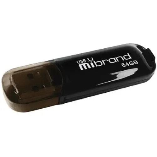 USB флеш накопичувач Mibrand 64GB Marten Black USB 3.2 (MI3.2/MA64P10B), фото 2, 170 грн.