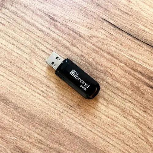 USB флеш накопичувач Mibrand 64GB Marten Black USB 3.2 (MI3.2/MA64P10B), фото 2, 170 грн.