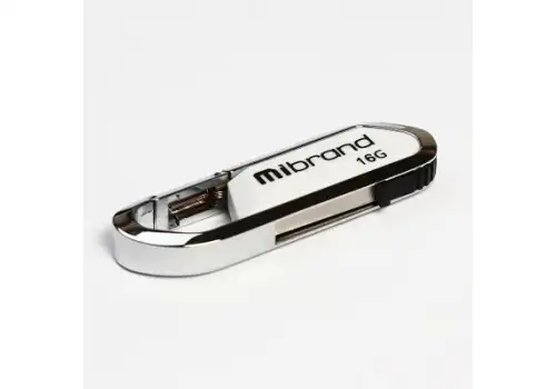 USB флеш накопичувач Mibrand 16GB Aligator White USB 2.0 (MI2.0/AL16U7W)