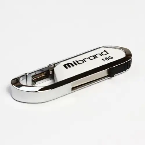 USB флеш накопичувач Mibrand 16GB Aligator White USB 2.0 (MI2.0/AL16U7W), фото 2, 135 грн.